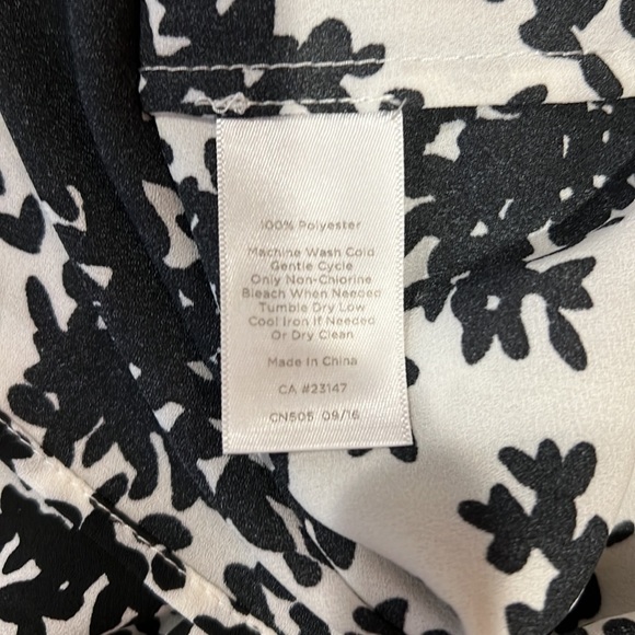 Talbots Tie Front Blouse - Picture 8 of 8